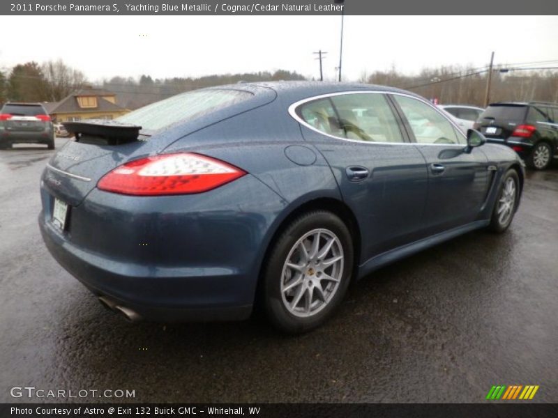 Yachting Blue Metallic / Cognac/Cedar Natural Leather 2011 Porsche Panamera S
