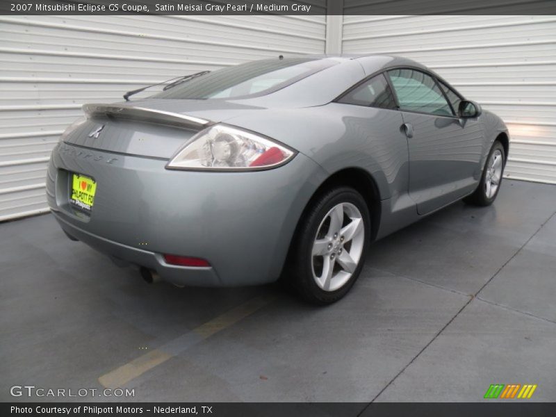 Satin Meisai Gray Pearl / Medium Gray 2007 Mitsubishi Eclipse GS Coupe
