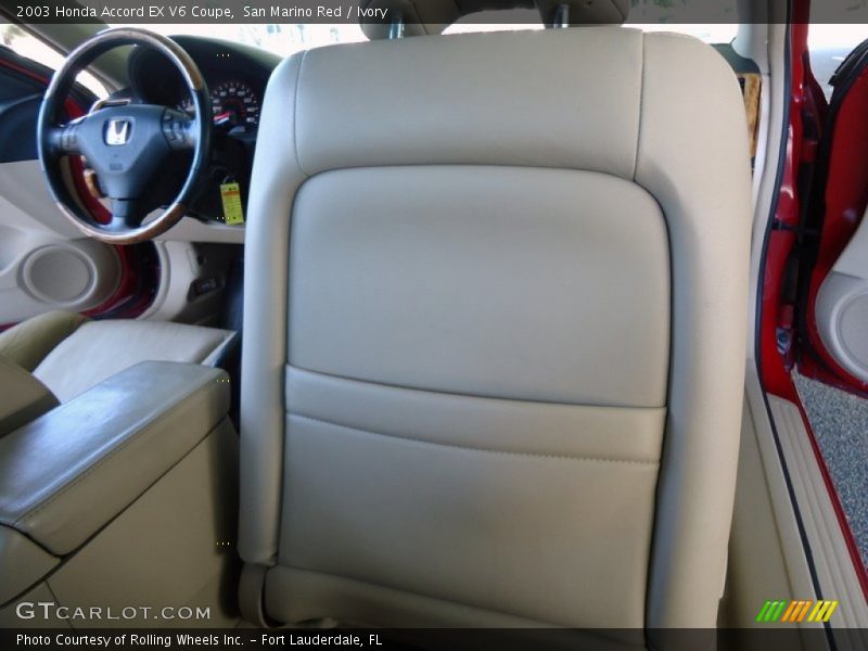 San Marino Red / Ivory 2003 Honda Accord EX V6 Coupe