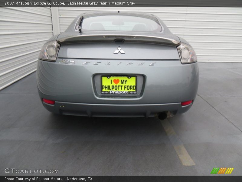 Satin Meisai Gray Pearl / Medium Gray 2007 Mitsubishi Eclipse GS Coupe