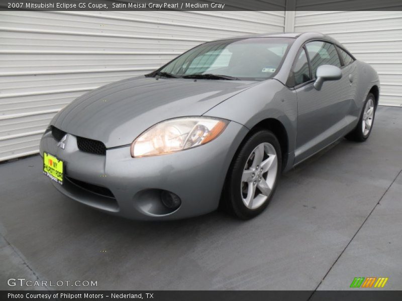 Satin Meisai Gray Pearl / Medium Gray 2007 Mitsubishi Eclipse GS Coupe