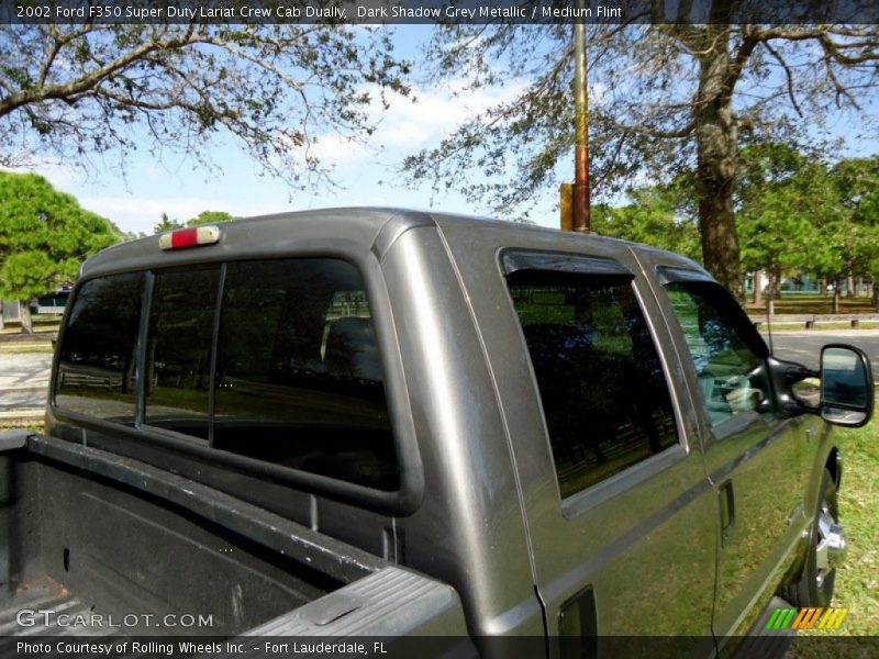 Dark Shadow Grey Metallic / Medium Flint 2002 Ford F350 Super Duty Lariat Crew Cab Dually