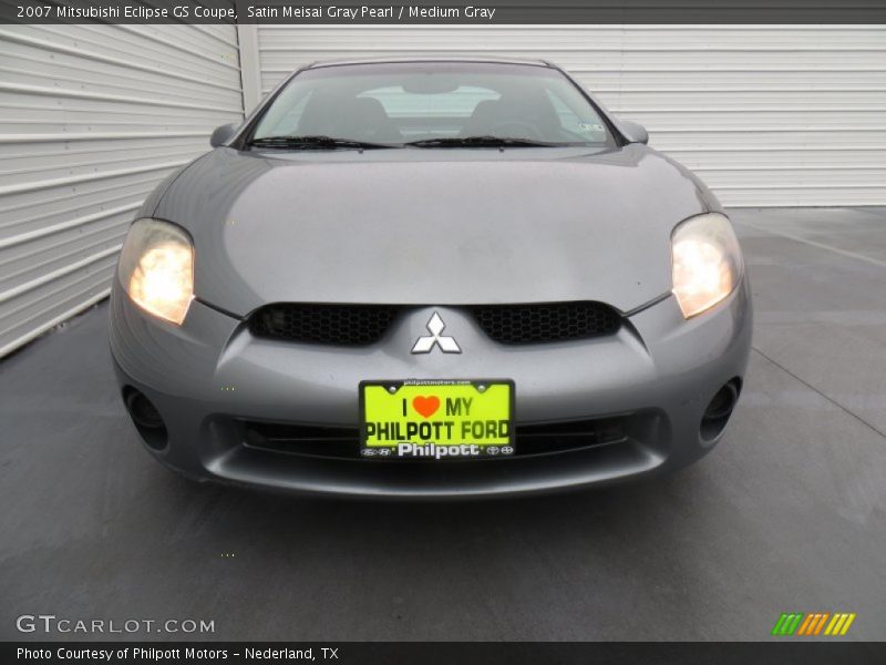 Satin Meisai Gray Pearl / Medium Gray 2007 Mitsubishi Eclipse GS Coupe