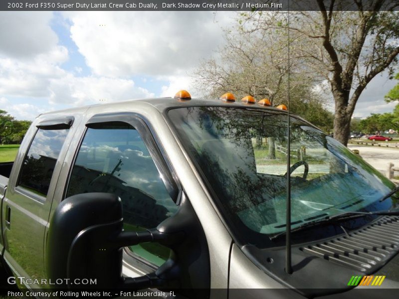 Dark Shadow Grey Metallic / Medium Flint 2002 Ford F350 Super Duty Lariat Crew Cab Dually