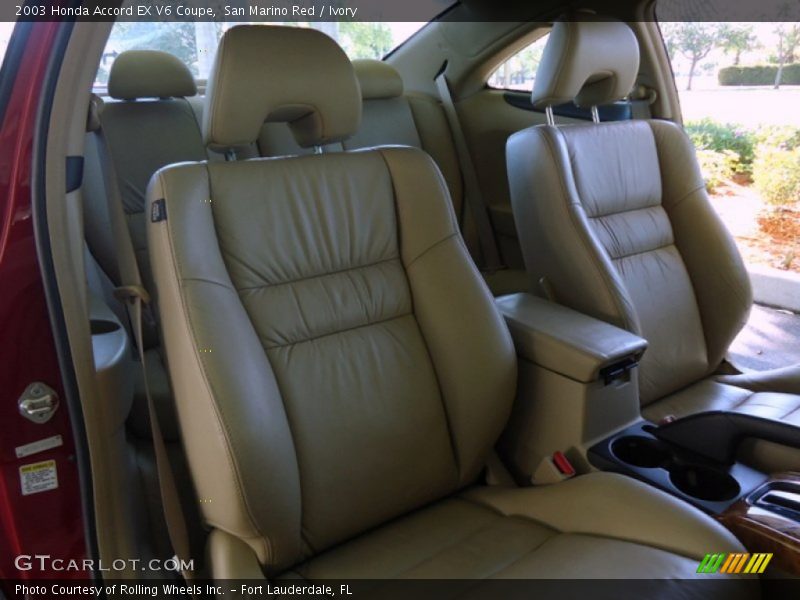 San Marino Red / Ivory 2003 Honda Accord EX V6 Coupe