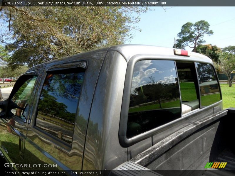 Dark Shadow Grey Metallic / Medium Flint 2002 Ford F350 Super Duty Lariat Crew Cab Dually