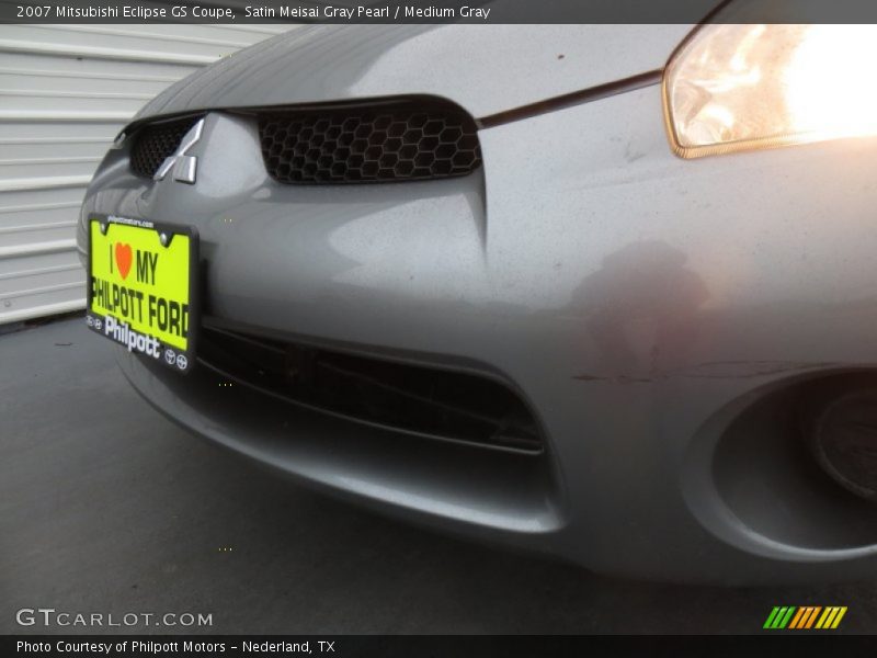 Satin Meisai Gray Pearl / Medium Gray 2007 Mitsubishi Eclipse GS Coupe