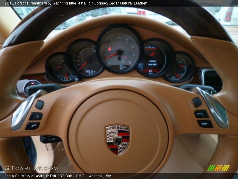Yachting Blue Metallic / Cognac/Cedar Natural Leather 2011 Porsche Panamera S