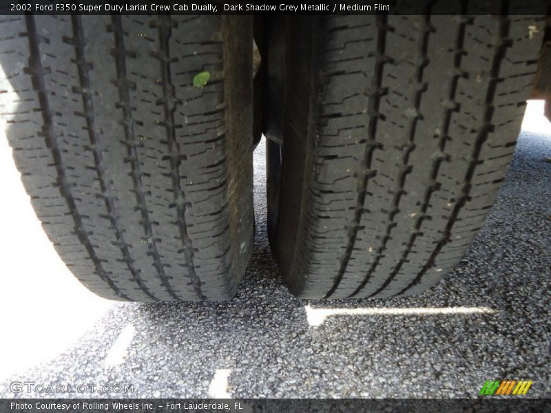 Dark Shadow Grey Metallic / Medium Flint 2002 Ford F350 Super Duty Lariat Crew Cab Dually
