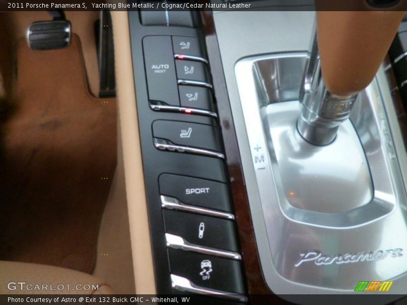 Yachting Blue Metallic / Cognac/Cedar Natural Leather 2011 Porsche Panamera S