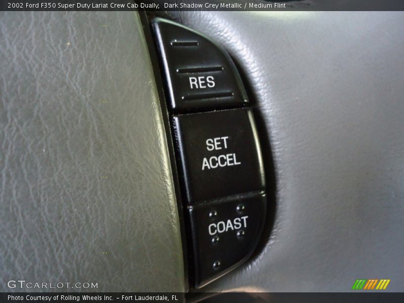 Dark Shadow Grey Metallic / Medium Flint 2002 Ford F350 Super Duty Lariat Crew Cab Dually