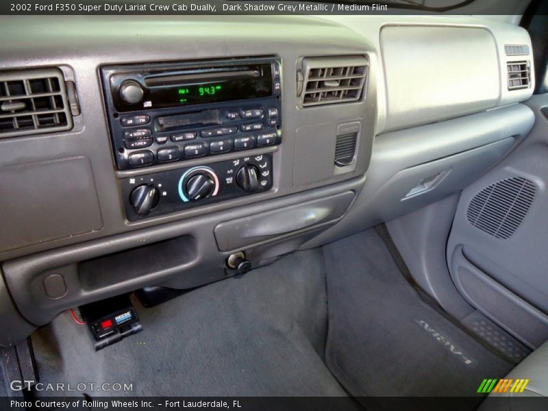 Dark Shadow Grey Metallic / Medium Flint 2002 Ford F350 Super Duty Lariat Crew Cab Dually