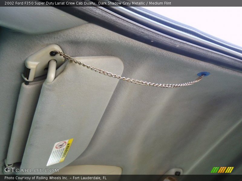 Dark Shadow Grey Metallic / Medium Flint 2002 Ford F350 Super Duty Lariat Crew Cab Dually