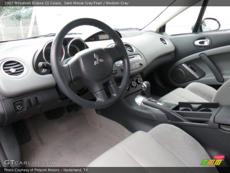 Satin Meisai Gray Pearl / Medium Gray 2007 Mitsubishi Eclipse GS Coupe