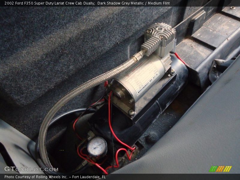 Dark Shadow Grey Metallic / Medium Flint 2002 Ford F350 Super Duty Lariat Crew Cab Dually