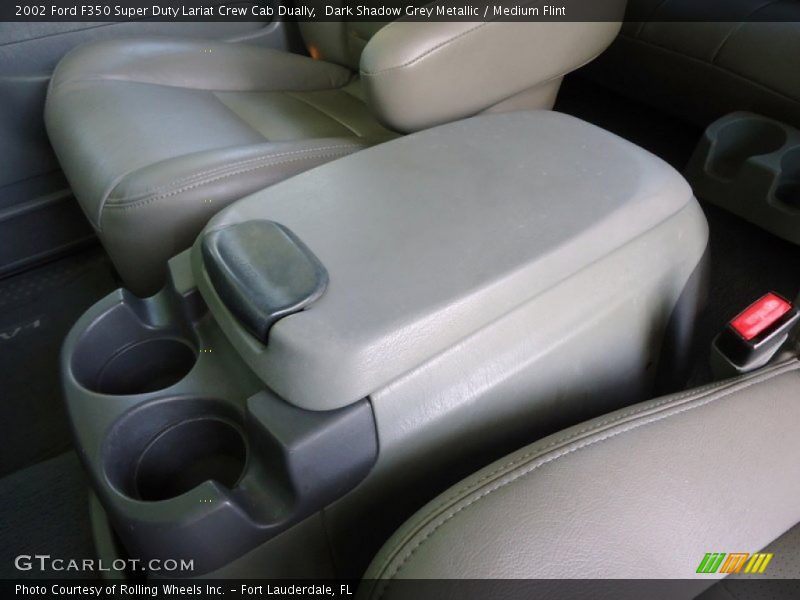 Dark Shadow Grey Metallic / Medium Flint 2002 Ford F350 Super Duty Lariat Crew Cab Dually