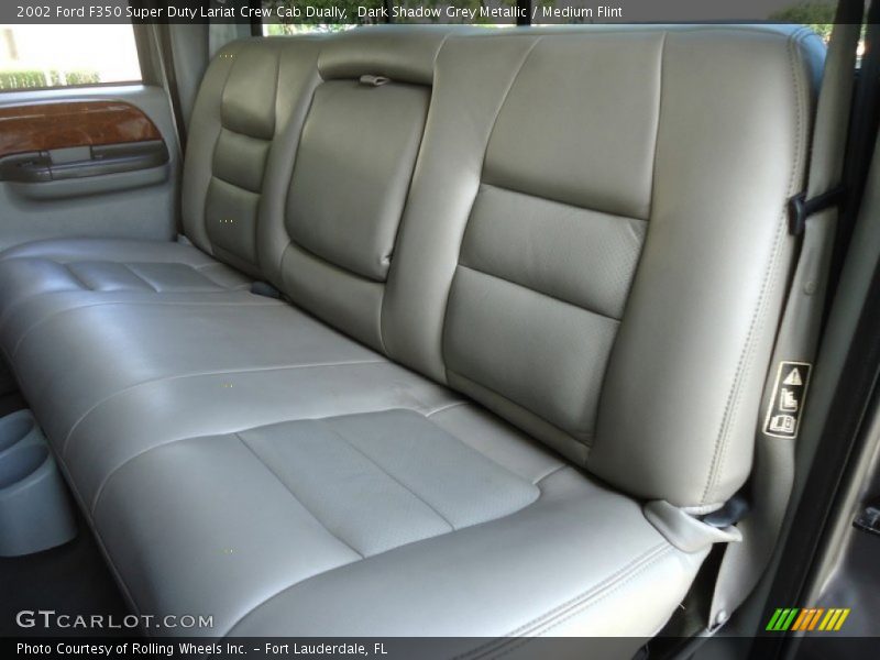 Dark Shadow Grey Metallic / Medium Flint 2002 Ford F350 Super Duty Lariat Crew Cab Dually