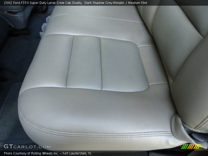 Dark Shadow Grey Metallic / Medium Flint 2002 Ford F350 Super Duty Lariat Crew Cab Dually