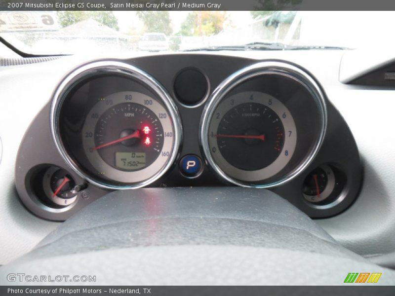 Satin Meisai Gray Pearl / Medium Gray 2007 Mitsubishi Eclipse GS Coupe