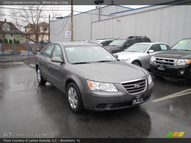 Willow Gray / Gray 2010 Hyundai Sonata GLS