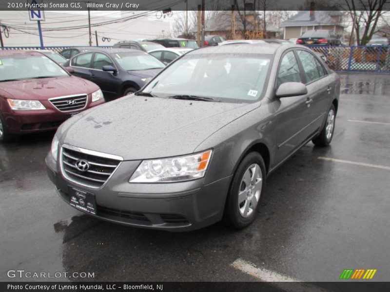 Willow Gray / Gray 2010 Hyundai Sonata GLS