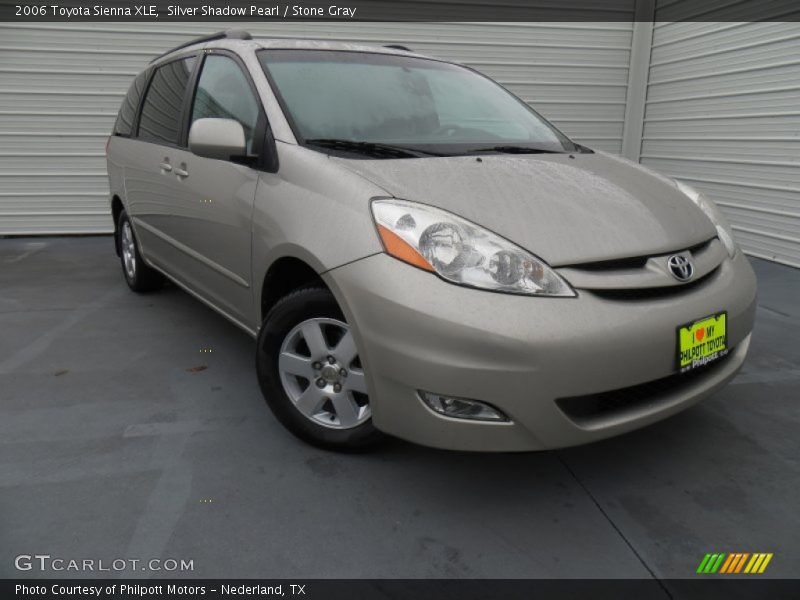 Silver Shadow Pearl / Stone Gray 2006 Toyota Sienna XLE