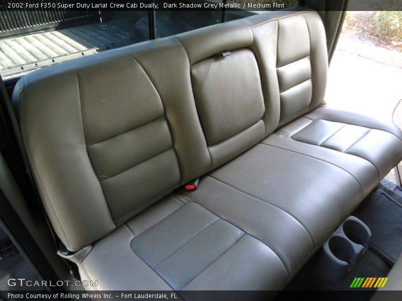 Dark Shadow Grey Metallic / Medium Flint 2002 Ford F350 Super Duty Lariat Crew Cab Dually