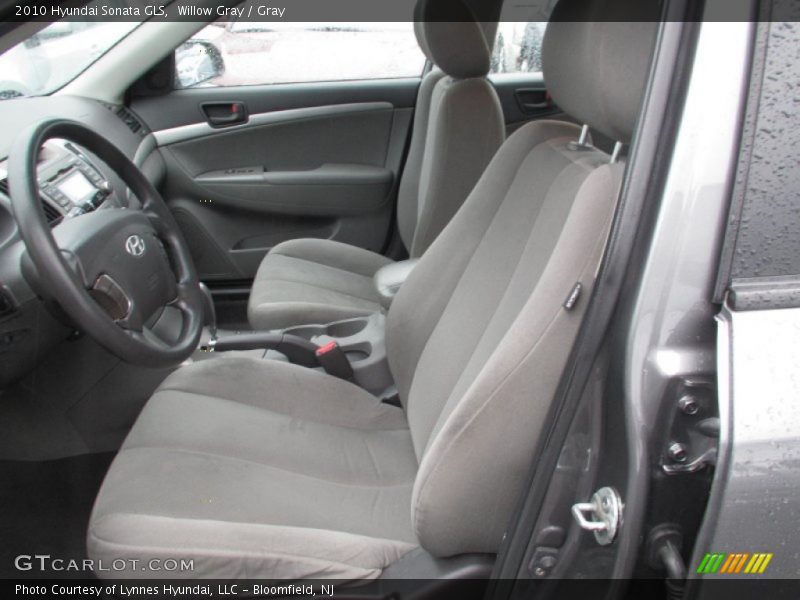 Willow Gray / Gray 2010 Hyundai Sonata GLS