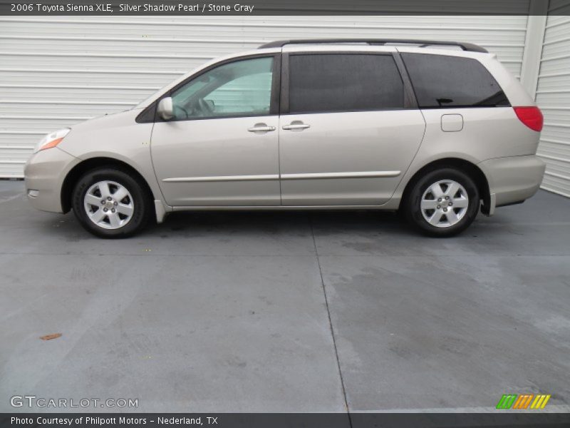 Silver Shadow Pearl / Stone Gray 2006 Toyota Sienna XLE