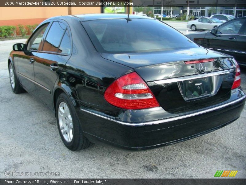 Obsidian Black Metallic / Stone 2006 Mercedes-Benz E 320 CDI Sedan