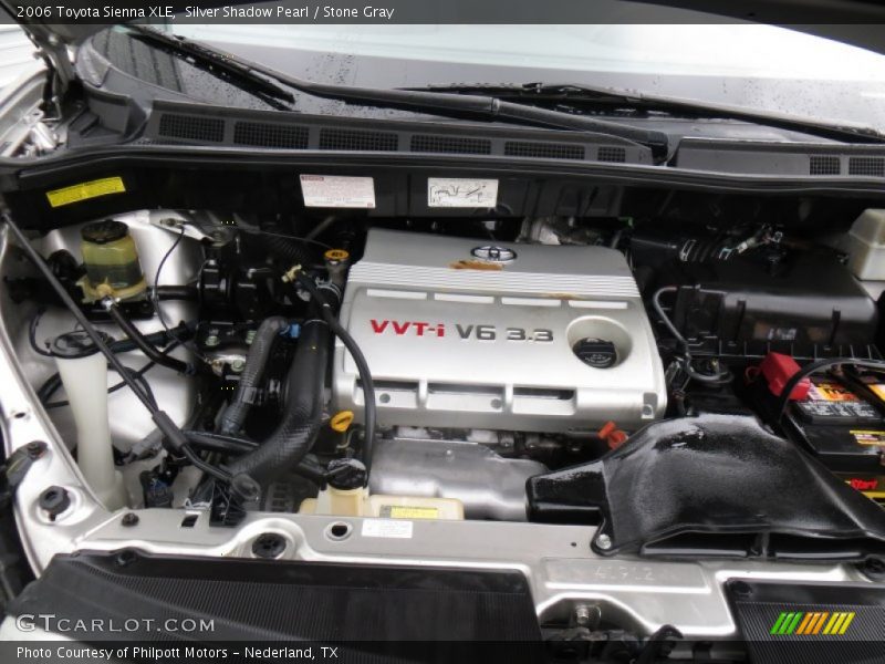 Silver Shadow Pearl / Stone Gray 2006 Toyota Sienna XLE