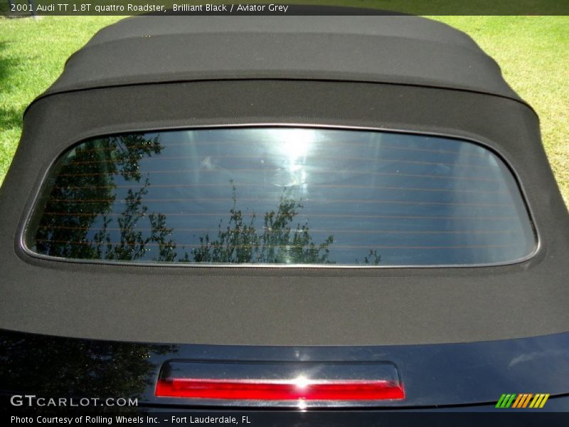 Brilliant Black / Aviator Grey 2001 Audi TT 1.8T quattro Roadster