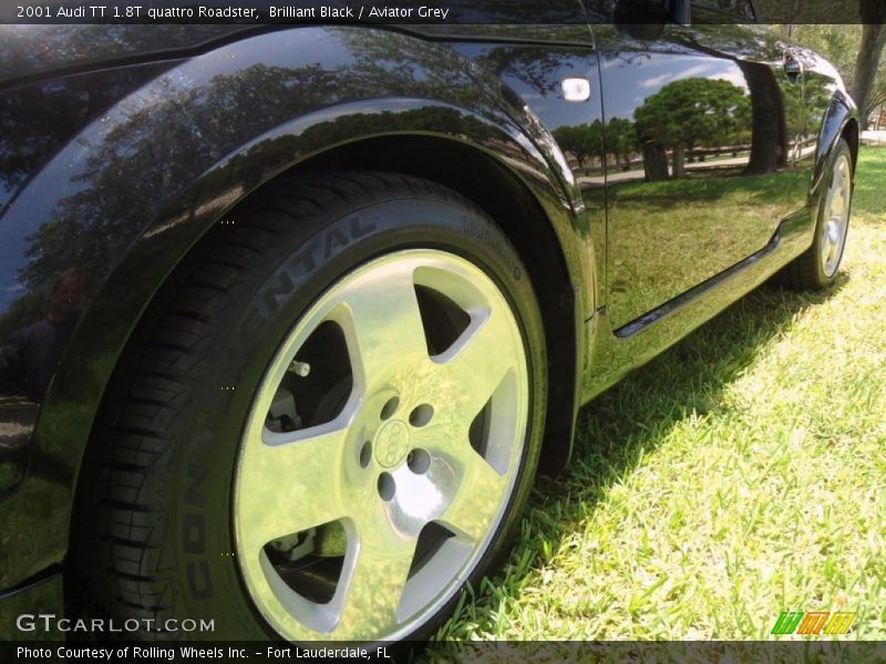 Brilliant Black / Aviator Grey 2001 Audi TT 1.8T quattro Roadster