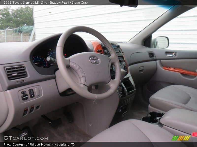 Silver Shadow Pearl / Stone Gray 2006 Toyota Sienna XLE