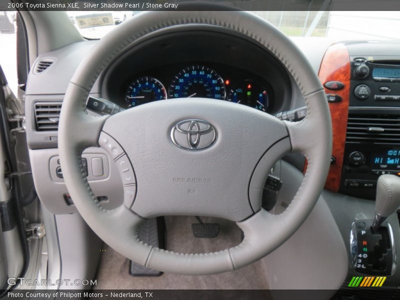 Silver Shadow Pearl / Stone Gray 2006 Toyota Sienna XLE