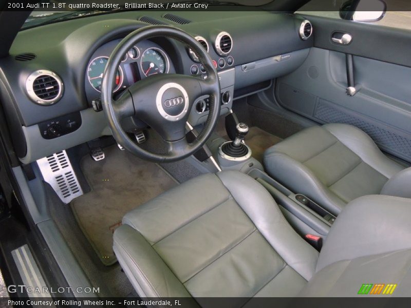 Aviator Grey Interior - 2001 TT 1.8T quattro Roadster 