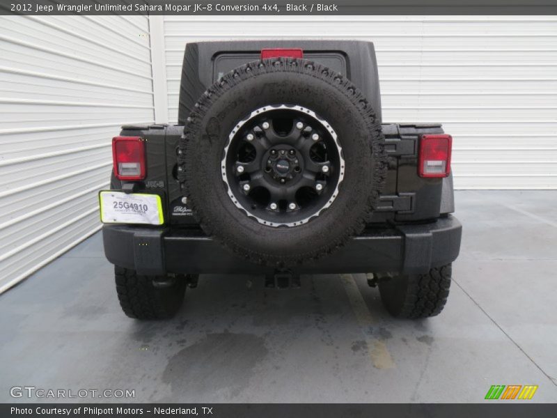 Black / Black 2012 Jeep Wrangler Unlimited Sahara Mopar JK-8 Conversion 4x4
