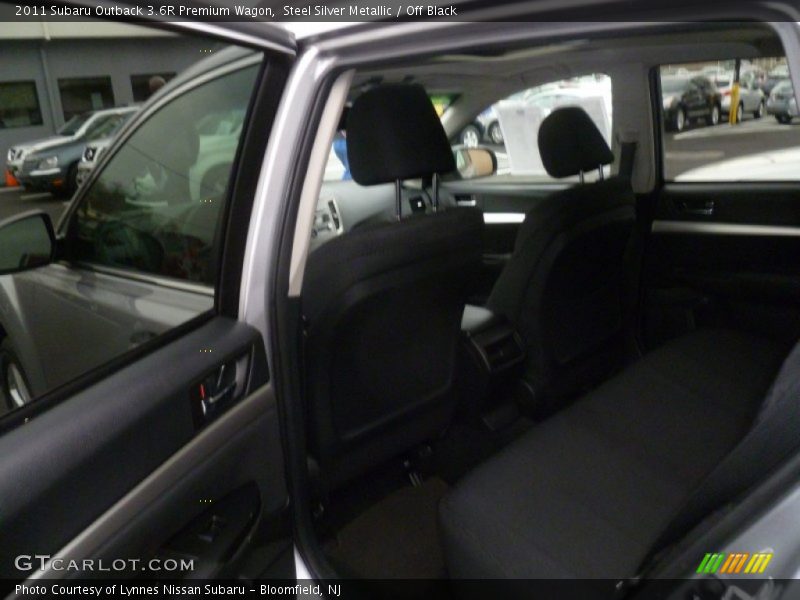 Steel Silver Metallic / Off Black 2011 Subaru Outback 3.6R Premium Wagon