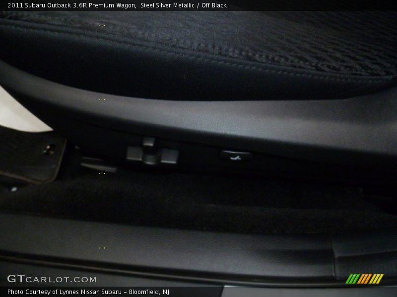 Steel Silver Metallic / Off Black 2011 Subaru Outback 3.6R Premium Wagon