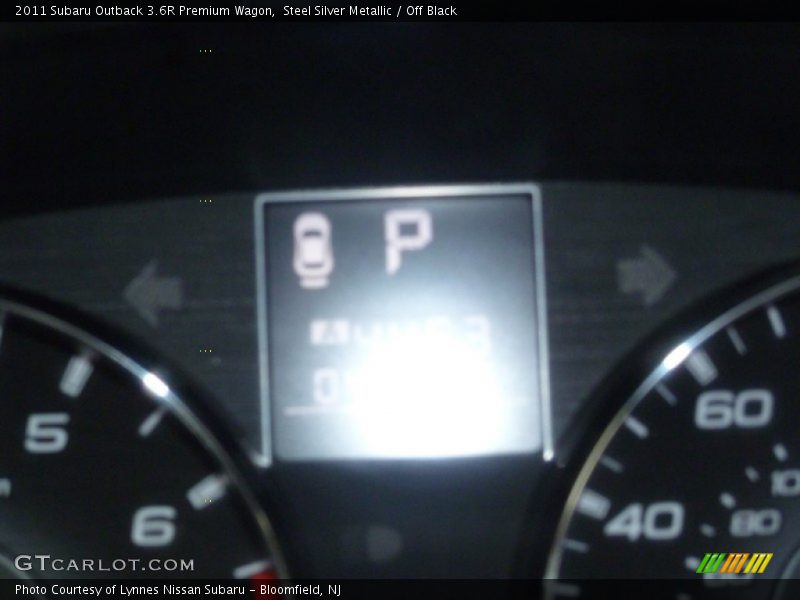 Steel Silver Metallic / Off Black 2011 Subaru Outback 3.6R Premium Wagon