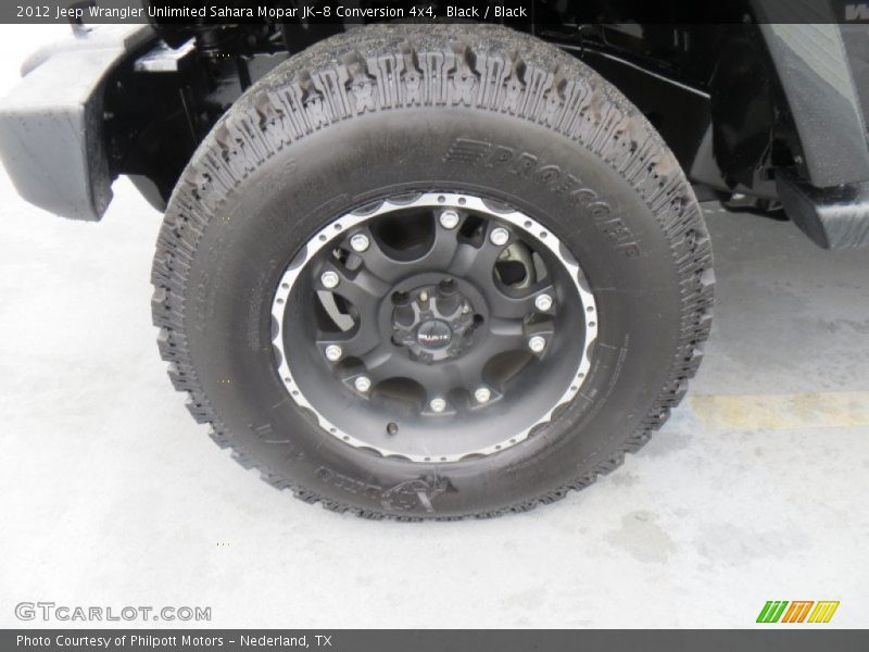 Custom Wheels of 2012 Wrangler Unlimited Sahara Mopar JK-8 Conversion 4x4