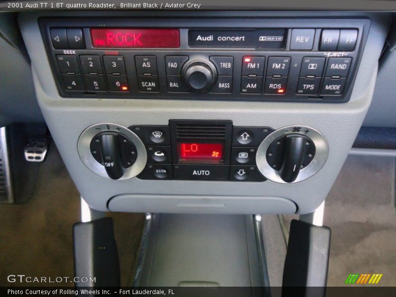 Controls of 2001 TT 1.8T quattro Roadster