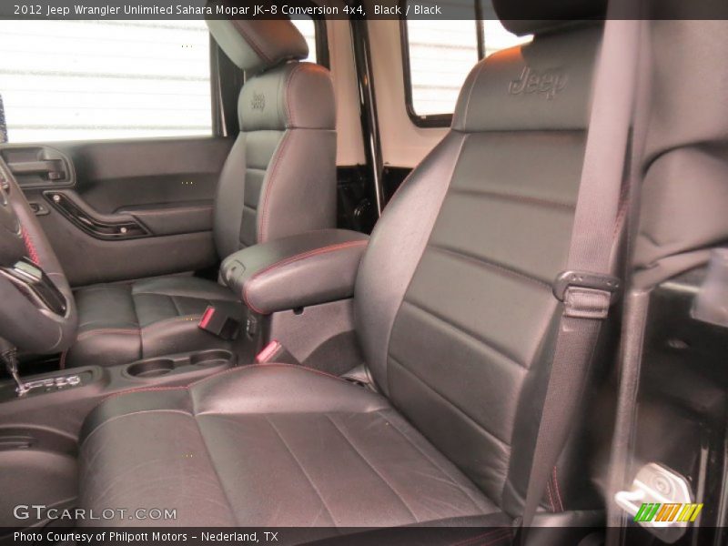 Black / Black 2012 Jeep Wrangler Unlimited Sahara Mopar JK-8 Conversion 4x4