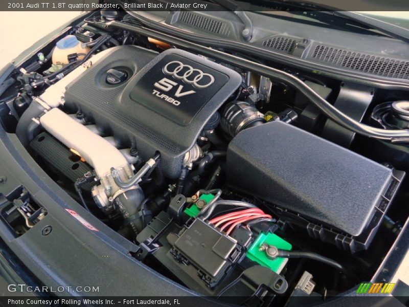 Brilliant Black / Aviator Grey 2001 Audi TT 1.8T quattro Roadster