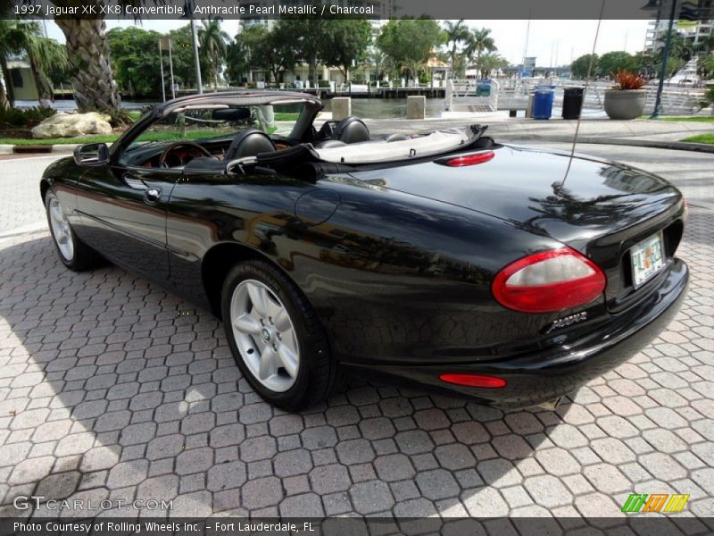 Anthracite Pearl Metallic / Charcoal 1997 Jaguar XK XK8 Convertible