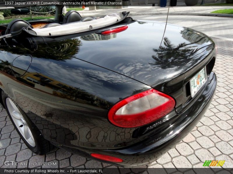 Anthracite Pearl Metallic / Charcoal 1997 Jaguar XK XK8 Convertible