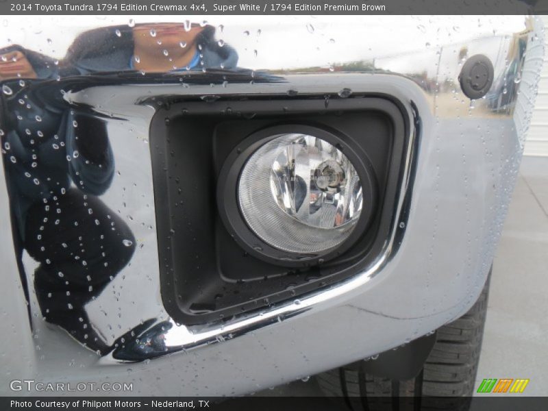 Super White / 1794 Edition Premium Brown 2014 Toyota Tundra 1794 Edition Crewmax 4x4