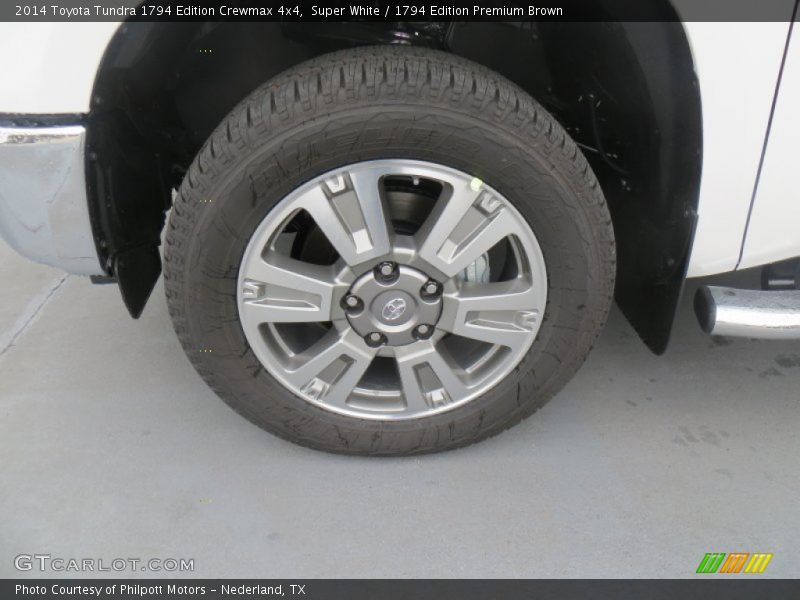 Super White / 1794 Edition Premium Brown 2014 Toyota Tundra 1794 Edition Crewmax 4x4