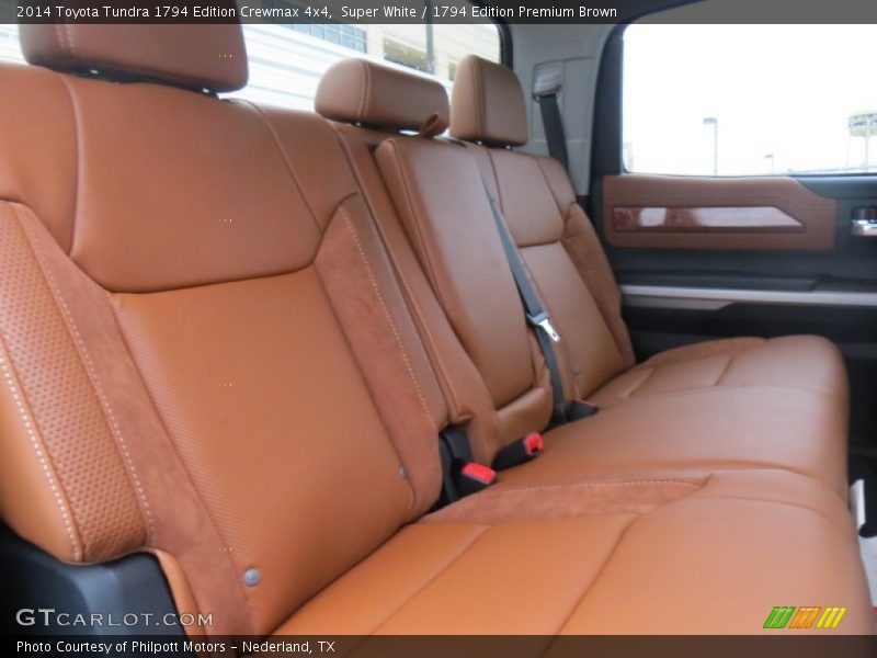 Super White / 1794 Edition Premium Brown 2014 Toyota Tundra 1794 Edition Crewmax 4x4