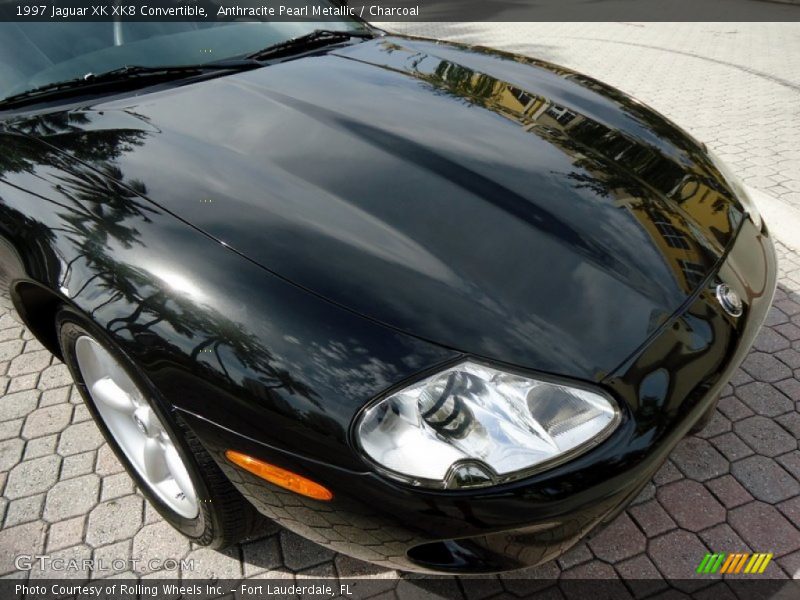 Anthracite Pearl Metallic / Charcoal 1997 Jaguar XK XK8 Convertible